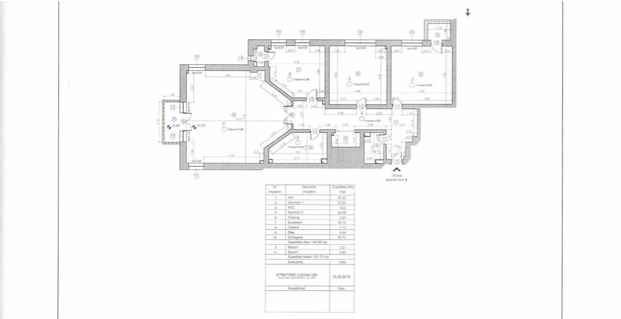 3 room Apartment for rent, Herastrau area