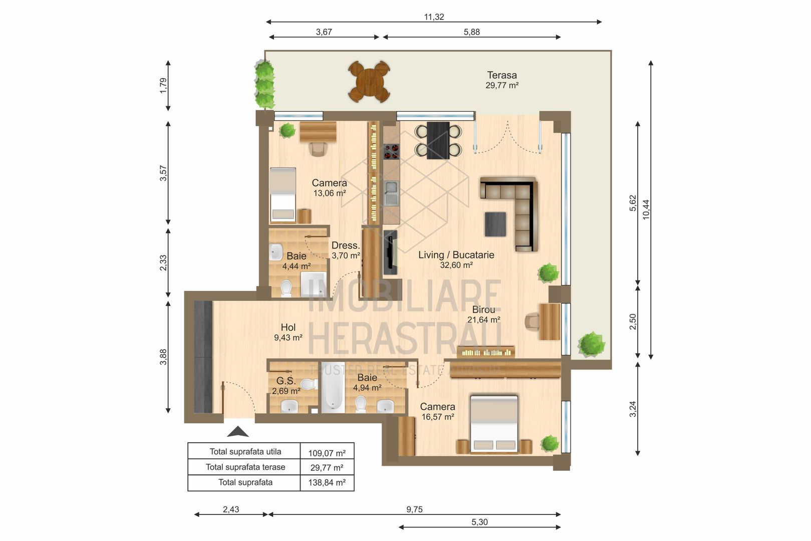 Freya Suite | Satul Francez | Apartament de lux cu vedere deschisa